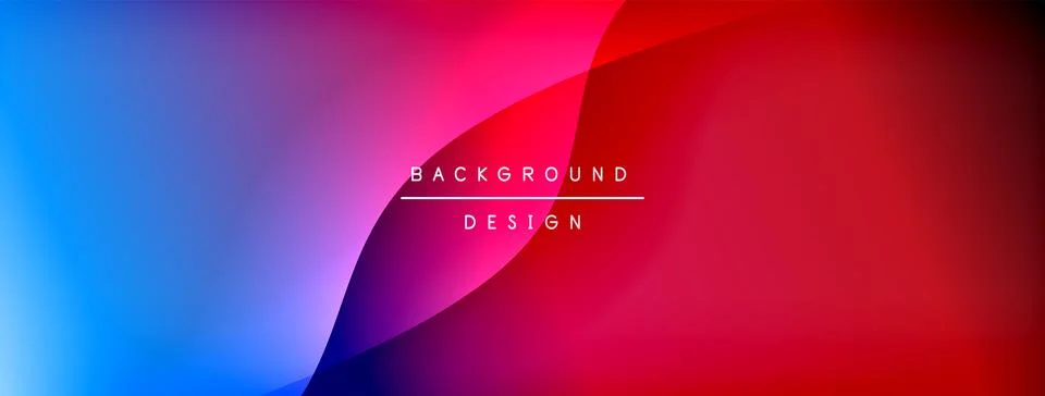 Gradient and shadow wave line geometric background. Vector Illustration For 스톡 일러스트