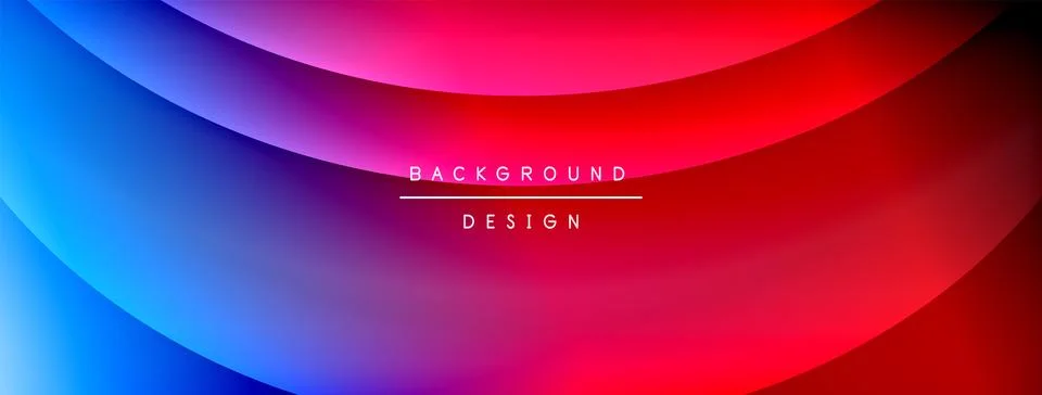 Gradient and shadow wave line geometric background. Vector Illustration For イラスト素材