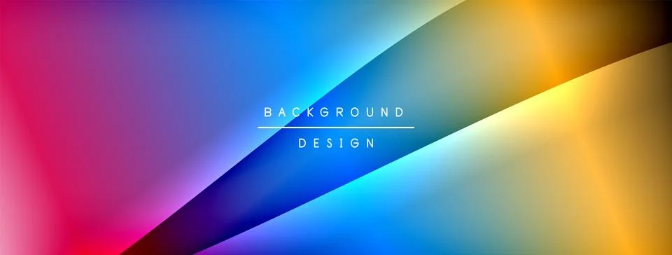 Gradient and shadow wave line geometric background. Vector Illustration For Illustrazione stock