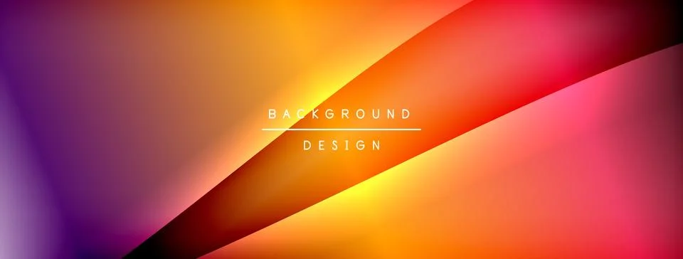 Gradient and shadow wave line geometric background. Vector Illustration For Stock Illustration