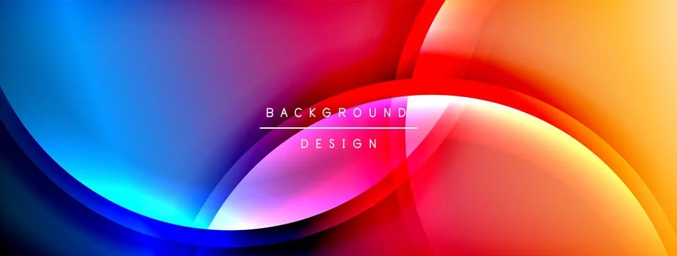 Gradient and shadow wave line geometric background. Vector Illustration For Stock Illustration