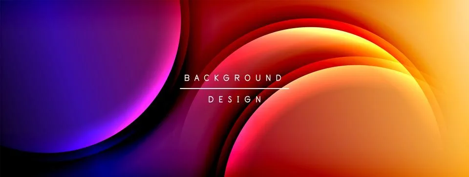 Gradient and shadow wave line geometric background. Vector Illustration For Stock Illustration