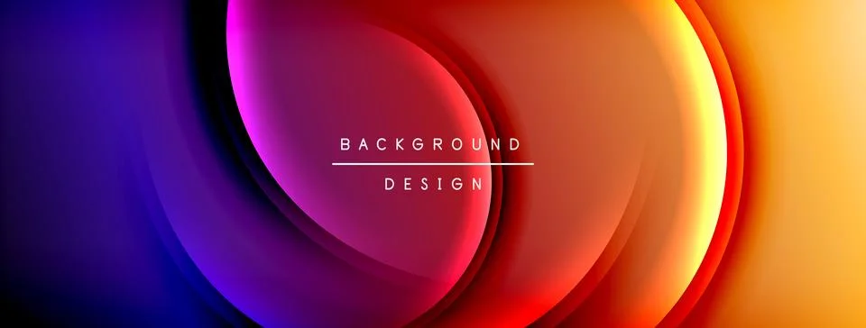 Gradient and shadow wave line geometric background. Vector Illustration For Illustrazione stock