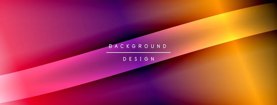 Gradient and shadow wave line geometric background. Vector Illustration For Stock Illustration