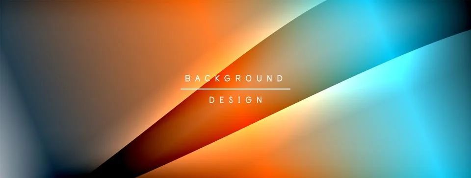Gradient and shadow wave line geometric background. Vector Illustration For Stock Illustration