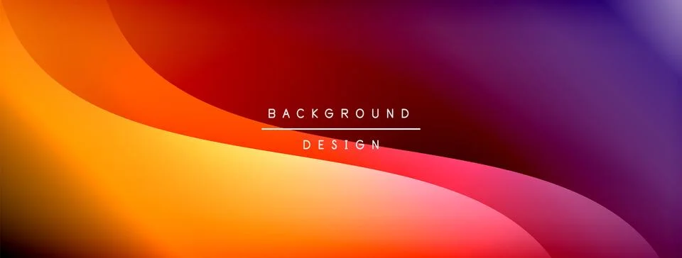 Gradient and shadow wave line geometric background. Vector Illustration For Stock Illustration