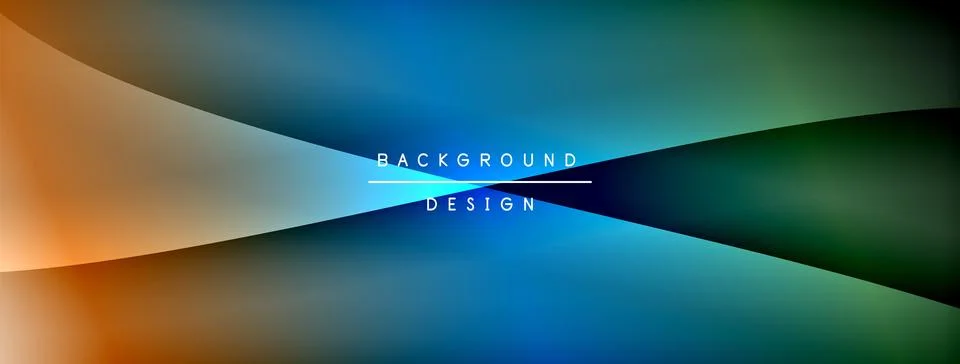 Gradient and shadow wave line geometric background. Vector Illustration For Illustrazione stock