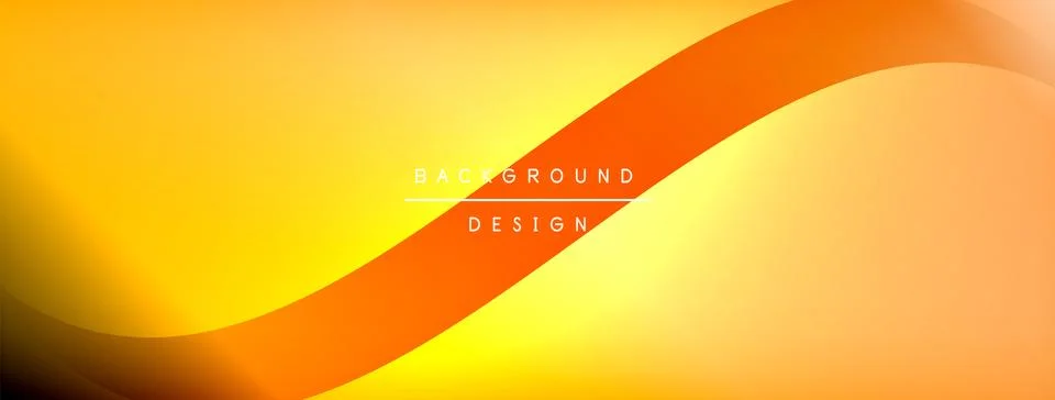 Gradient and shadow wave line geometric background. Vector Illustration For Illustrazione stock