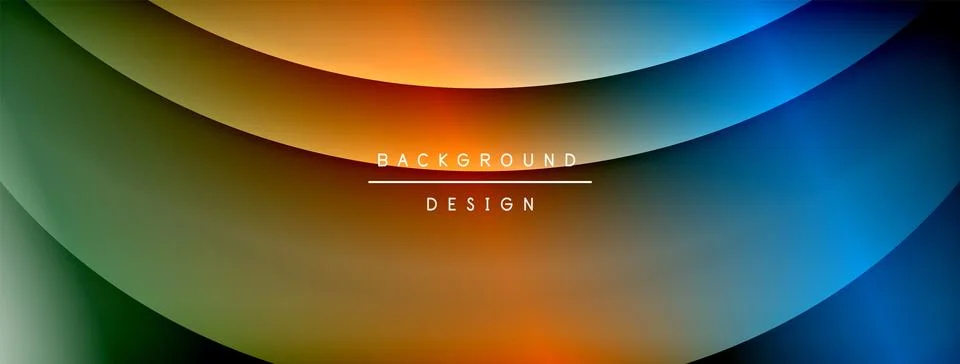 Gradient and shadow wave line geometric background. Vector Illustration For 스톡 일러스트