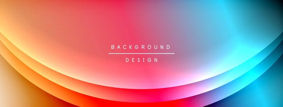 Gradient and shadow wave line geometric background. Vector Illustration For Illustrazione stock