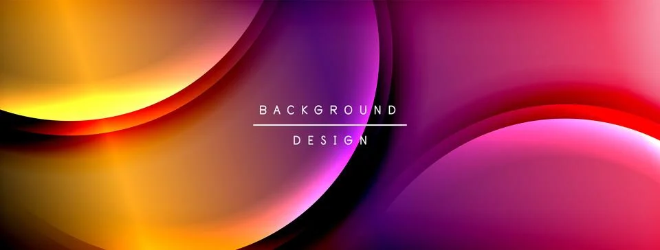 Gradient and shadow wave line geometric background. Vector Illustration For Illustrazione stock