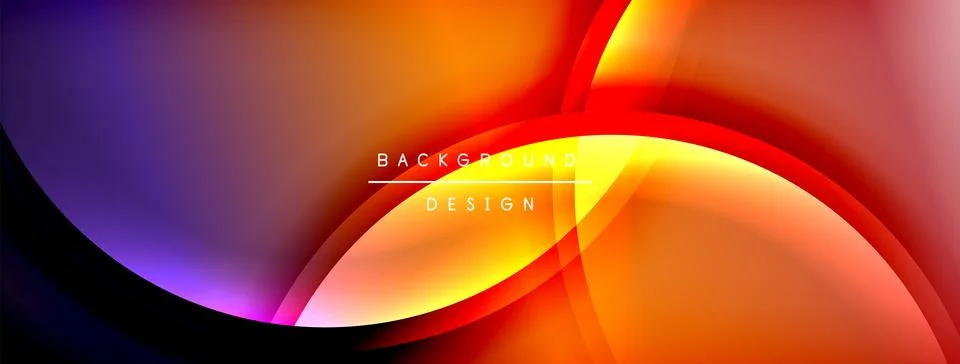 Gradient and shadow wave line geometric background. Vector Illustration For イラスト素材