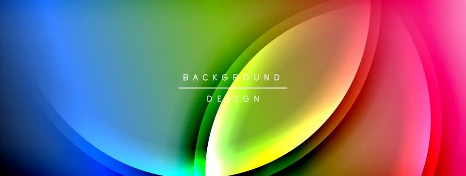 Gradient and shadow wave line geometric background. Vector Illustration For Illustrazione stock