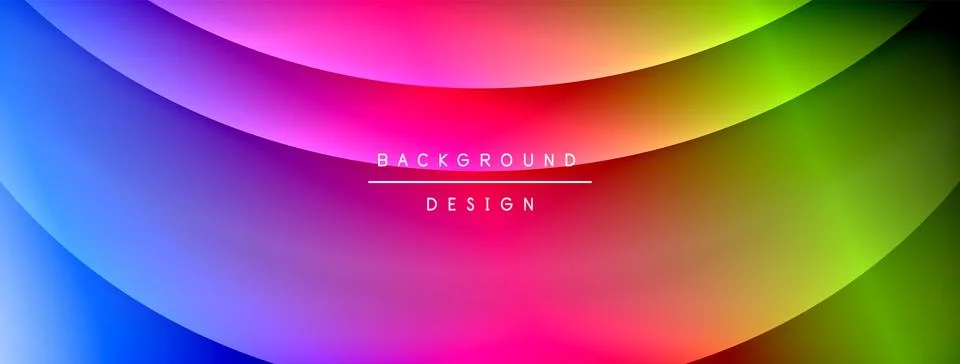 Gradient and shadow wave line geometric background. Vector Illustration For Stock Illustration