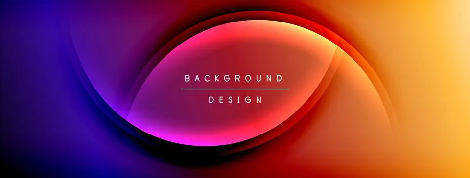 Gradient and shadow wave line geometric background. Vector Illustration For イラスト素材