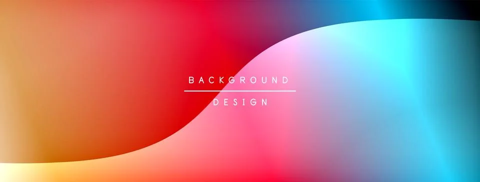 Gradient and shadow wave line geometric background. Vector Illustration For Stock Illustration