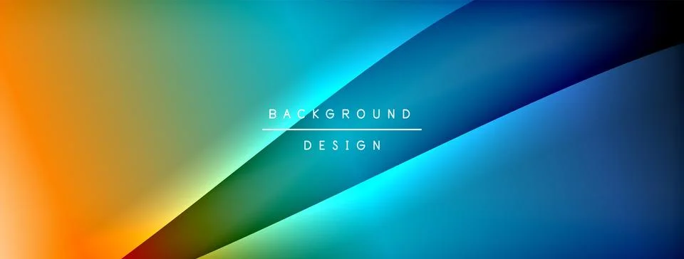 Gradient and shadow wave line geometric background. Vector Illustration For Stock Illustration