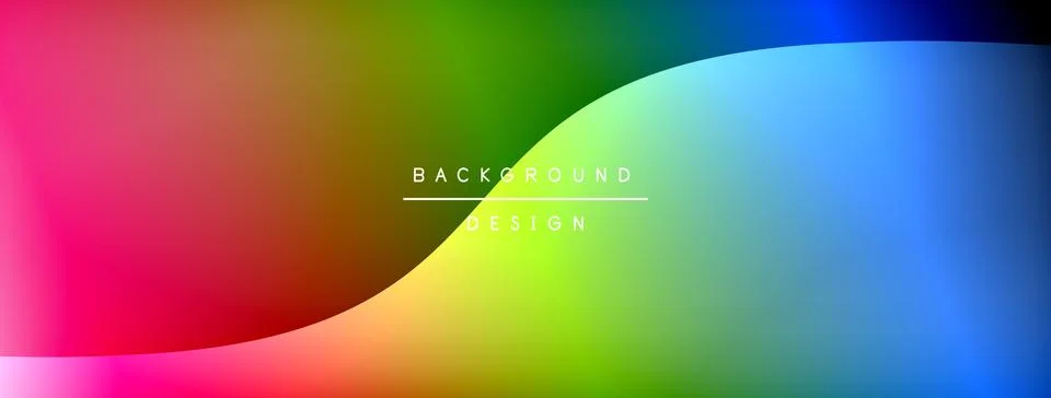 Gradient and shadow wave line geometric background. Vector Illustration For Stock Illustration