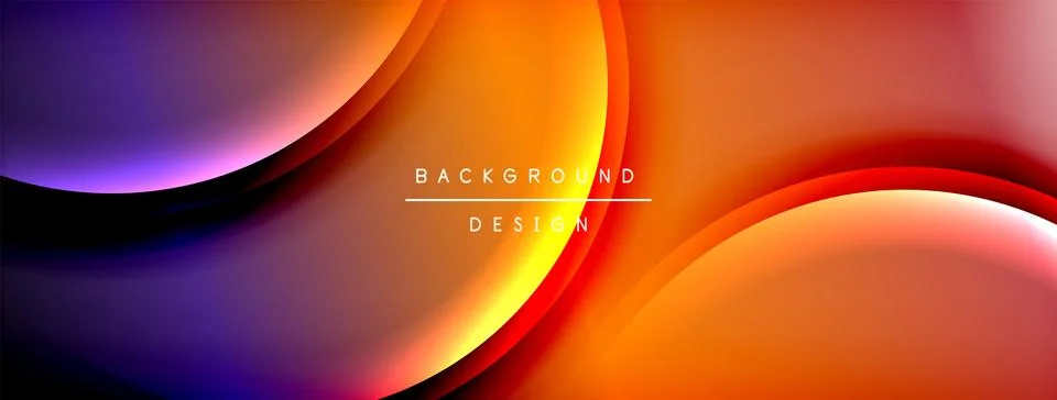 Gradient and shadow wave line geometric background. Vector Illustration For 스톡 일러스트