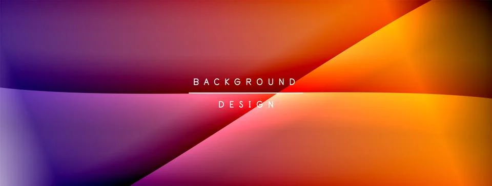 Gradient and shadow wave line geometric background. Vector Illustration For Stock Illustration