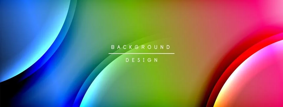 Gradient and shadow wave line geometric background. Vector Illustration For Stock Illustration