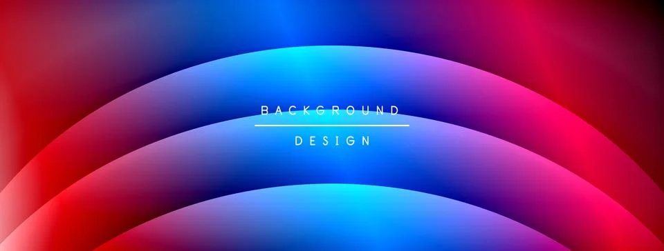 Gradient and shadow wave line geometric background. Vector Illustration For Stock Illustration