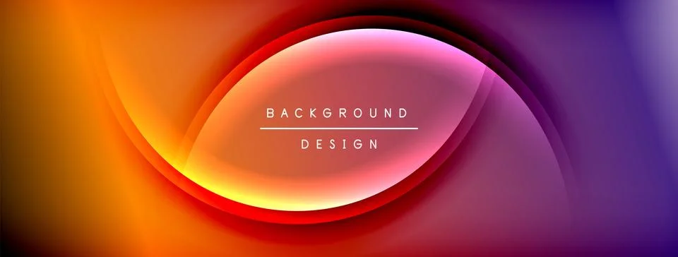 Gradient and shadow wave line geometric background. Vector Illustration For Illustrazione stock