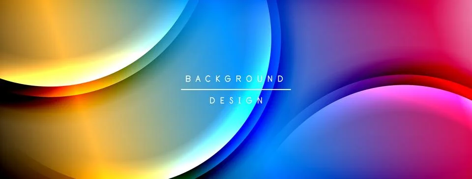 Gradient and shadow wave line geometric background. Vector Illustration For Stock Illustration