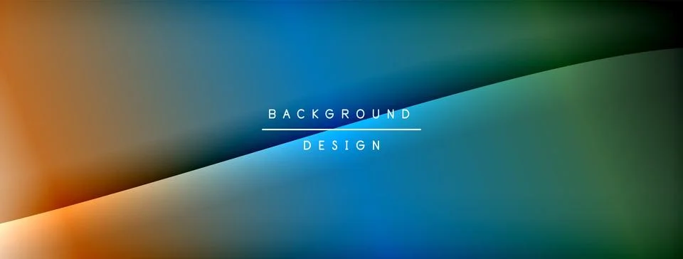 Gradient and shadow wave line geometric background. Vector Illustration For Illustrazione stock