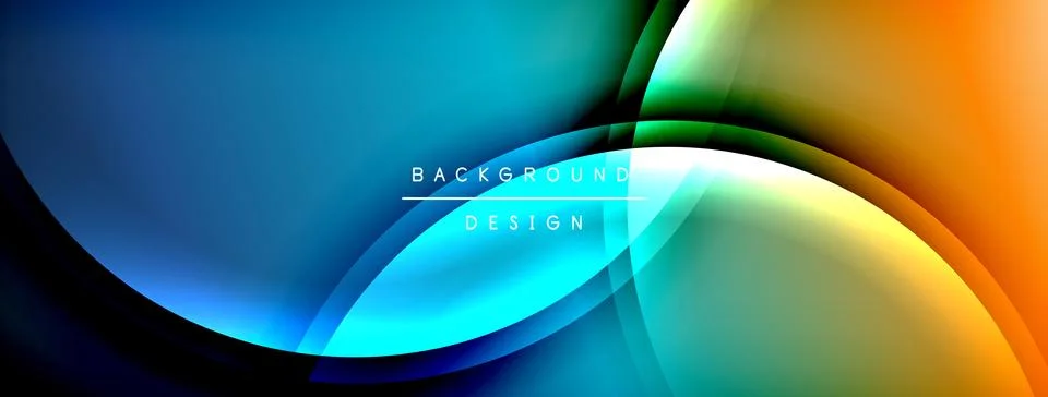 Gradient and shadow wave line geometric background. Vector Illustration For Illustrazione stock