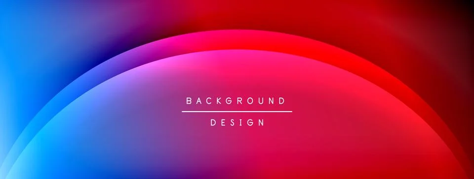 Gradient and shadow wave line geometric background. Vector Illustration For Stock Illustration