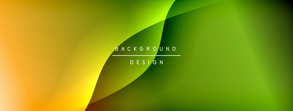 Gradient and shadow wave line geometric background. Vector Illustration For イラスト素材