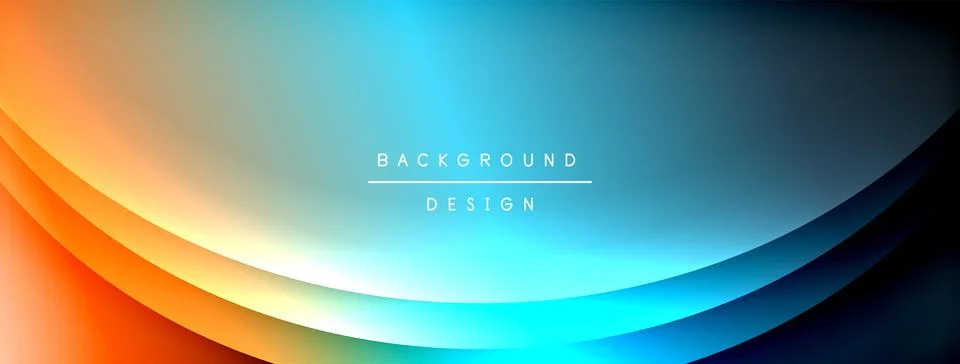 Gradient and shadow wave line geometric background. Vector Illustration For Illustrazione stock