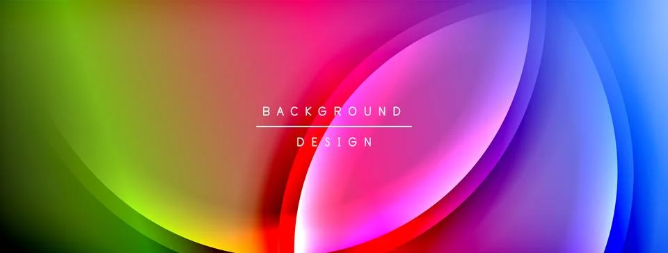 Gradient and shadow wave line geometric background. Vector Illustration For イラスト素材