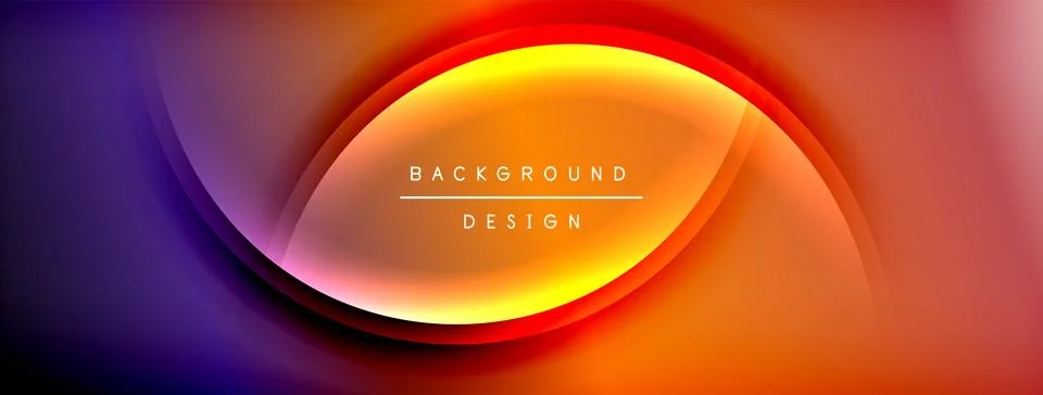 Gradient and shadow wave line geometric background. Vector Illustration For イラスト素材