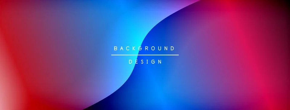 Gradient and shadow wave line geometric background. Vector Illustration For Stock Illustration