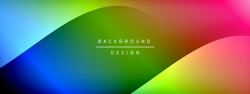 Gradient and shadow wave line geometric background. Vector Illustration For Illustrazione stock