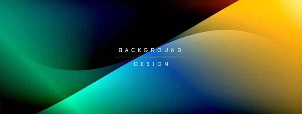 Gradient and shadow wave line geometric background. Vector Illustration For 스톡 일러스트