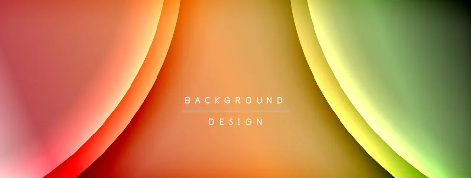 Gradient and shadow wave line geometric background. Vector Illustration For Illustrazione stock