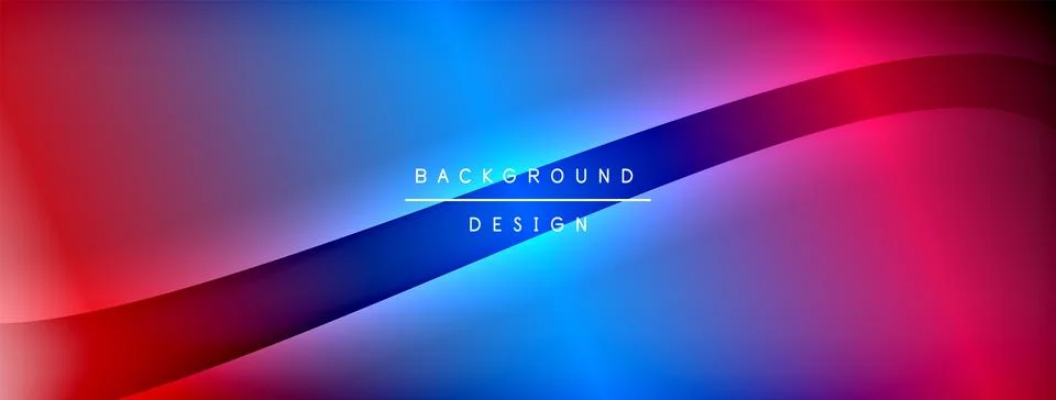 Gradient and shadow wave line geometric background. Vector Illustration For イラスト素材