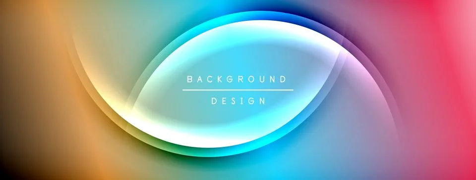 Gradient and shadow wave line geometric background. Vector Illustration For Stock Illustration