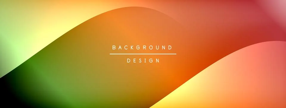 Gradient and shadow wave line geometric background. Vector Illustration For Illustrazione stock