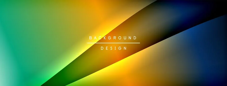 Gradient and shadow wave line geometric background. Vector Illustration For Illustrazione stock