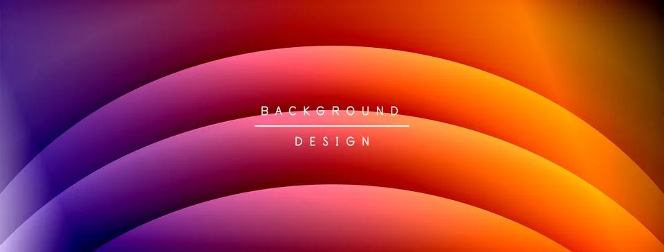 Gradient and shadow wave line geometric background. Vector Illustration For Stock Illustration