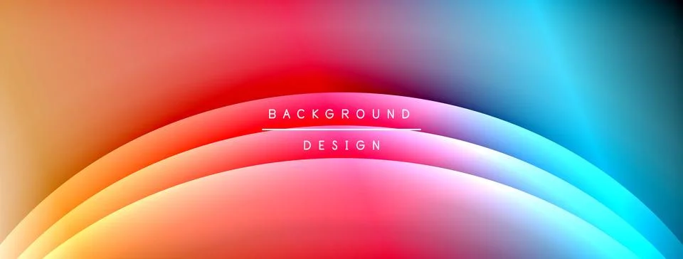 Gradient and shadow wave line geometric background. Vector Illustration For Stock Illustration