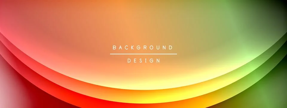 Gradient and shadow wave line geometric background. Vector Illustration For イラスト素材