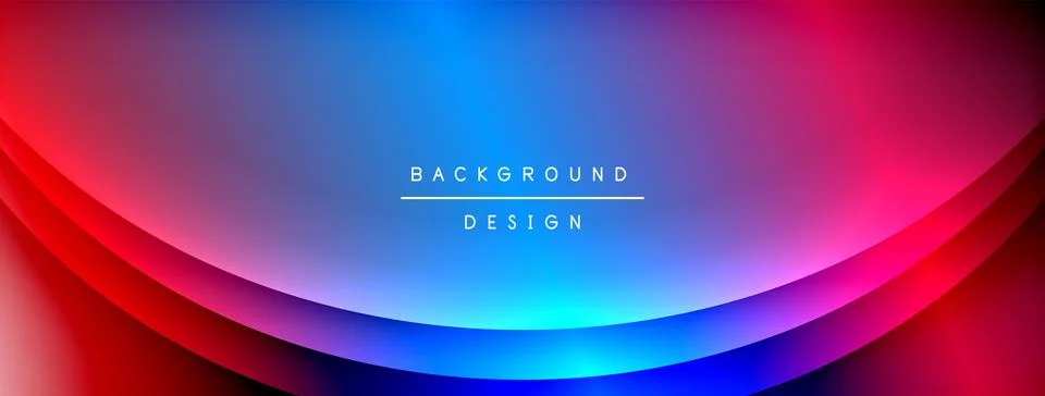 Gradient and shadow wave line geometric background. Vector Illustration For イラスト素材