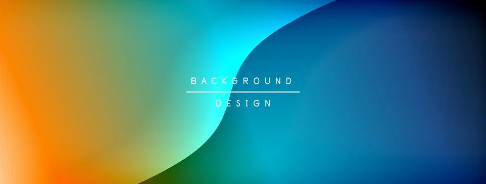 Gradient and shadow wave line geometric background. Vector Illustration For Illustrazione stock