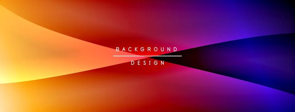 Gradient and shadow wave line geometric background. Vector Illustration For Stock Illustration