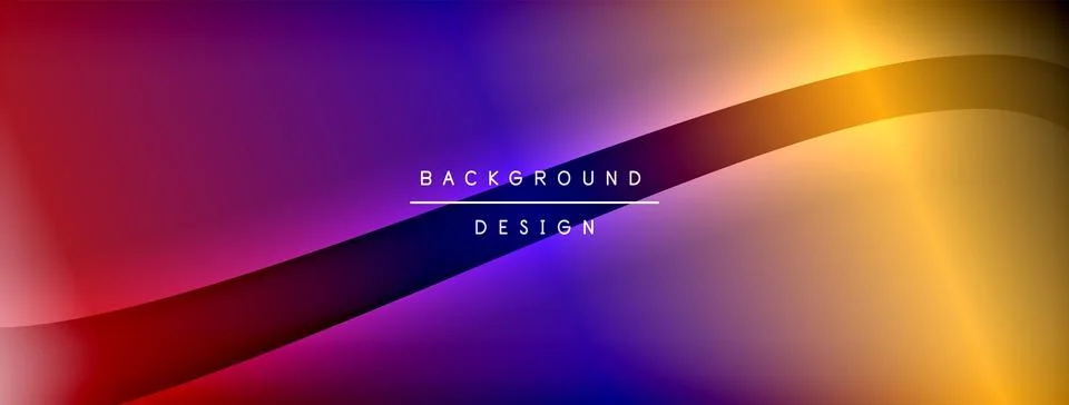 Gradient and shadow wave line geometric background. Vector Illustration For Stock Illustration